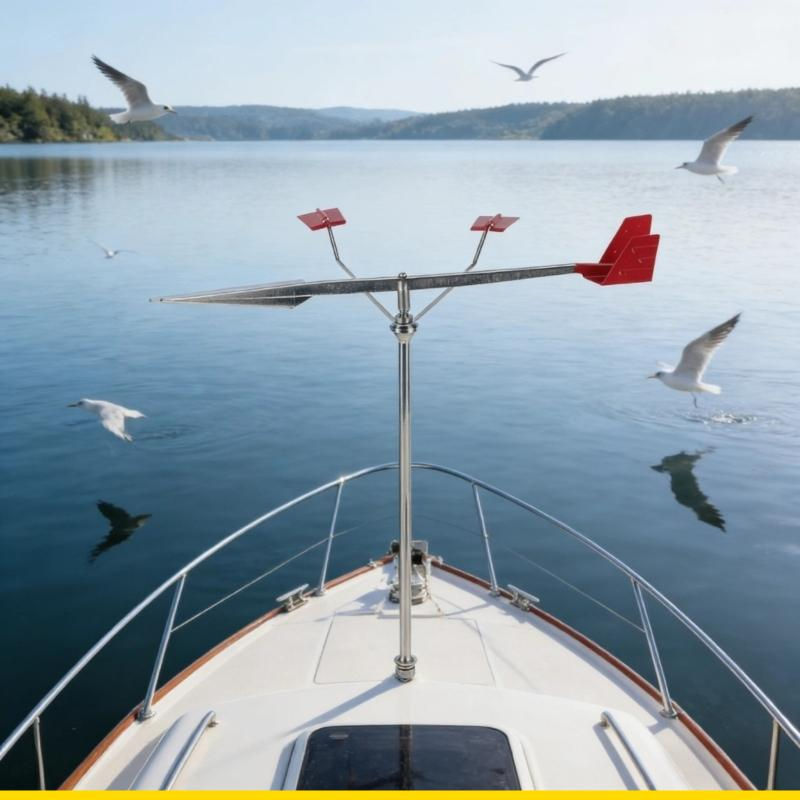 Thumbnail: SZCH Marine Wind Tool Wind Vane for Sailing Boat Safety Helps Navigation Decisio