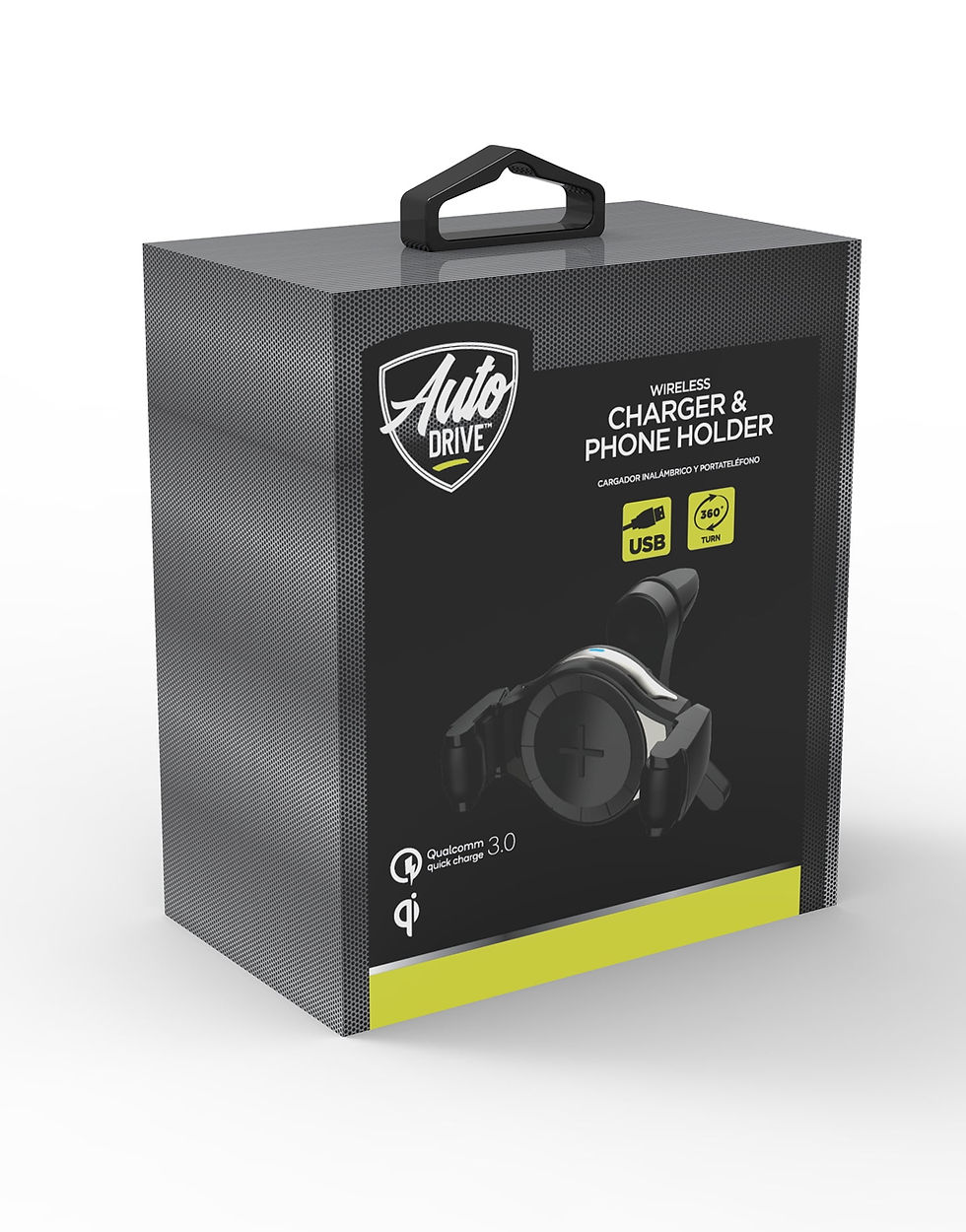 Thumbnail: Auto Drive Wireless Charger & Vent Mount Phone Holder 2-in-1,Fast Charging ..