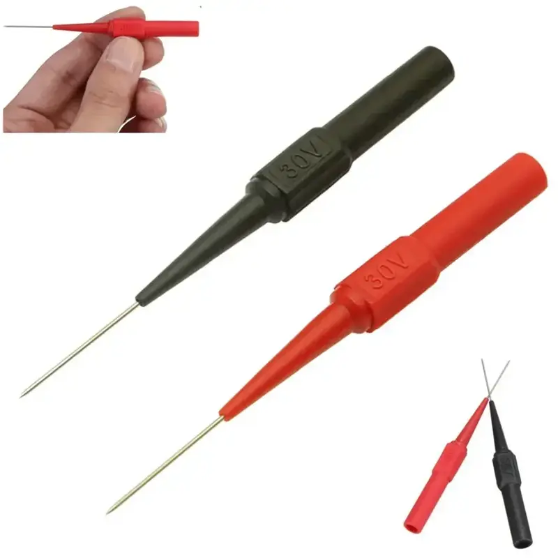 Thumbnail: 0.7mm 30V Car Tip Probes Diagnostic Tools Auto Multimeter Test Leads Extention B