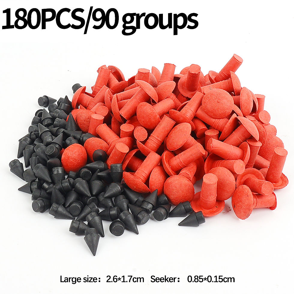 Thumbnail: 180pcs Car Rubber Tire Patch Mushroom Head Tire Repair Universal Motorcycle Elec