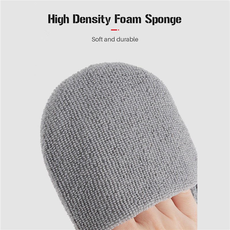 Thumbnail: 2pcs/6pcs Soft Microfiber Car Wax Applicator Mitts Polishing Sponge Wax Foam App