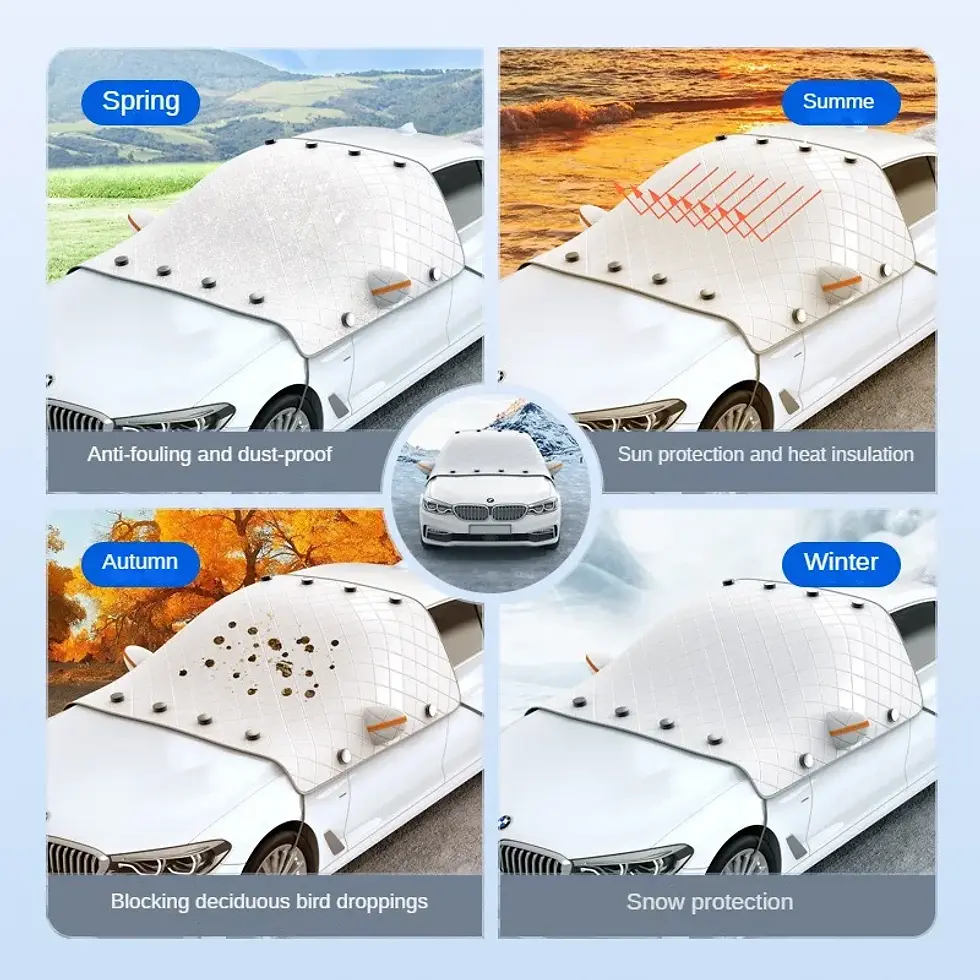 Thumbnail: Car Windshield Cover Front Windscreen Cover Sun Shade Snow Protector Ice Blocked