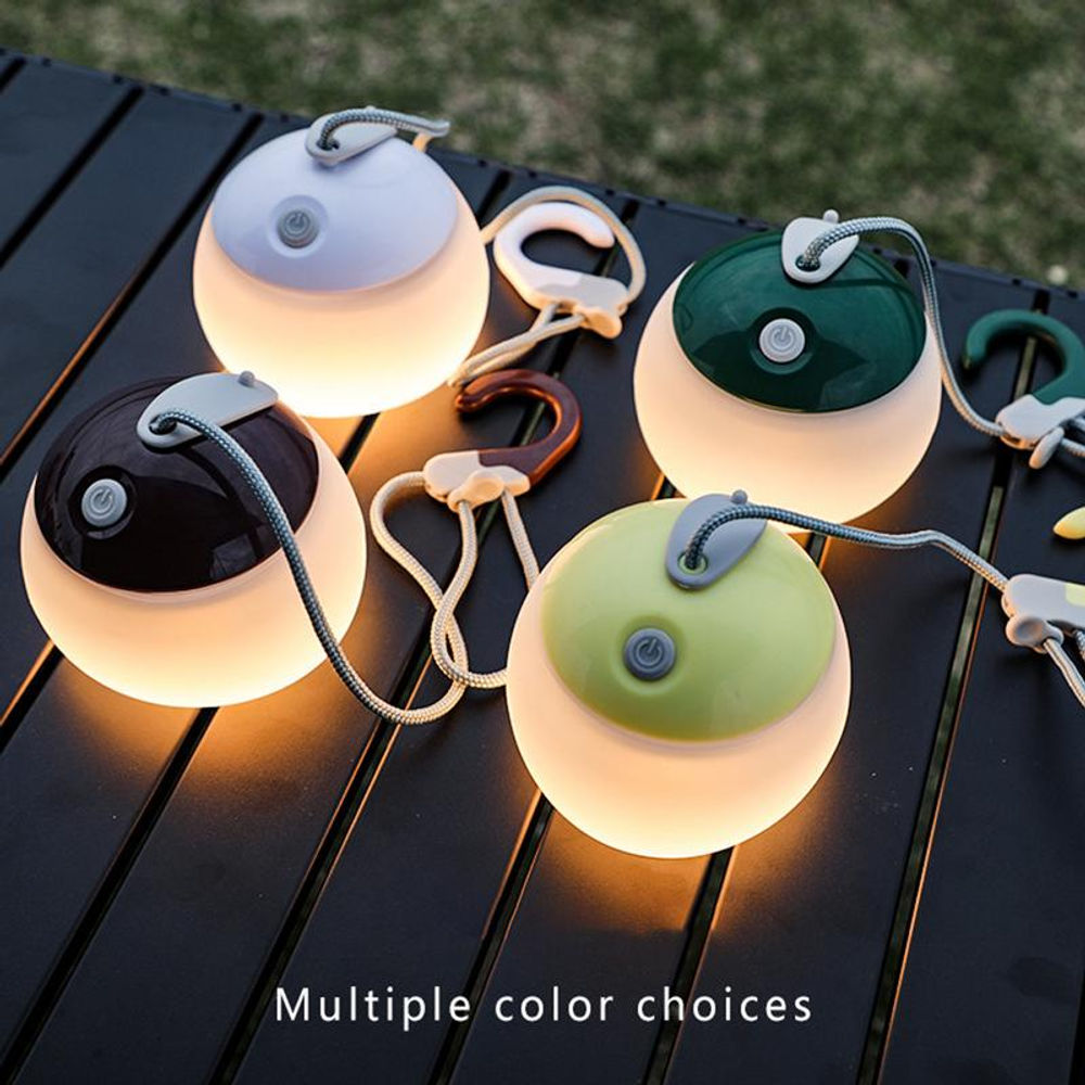 Camping Light With Hook 4 Mode Adjustable LED Tent Light Portable Outdoor Lanter