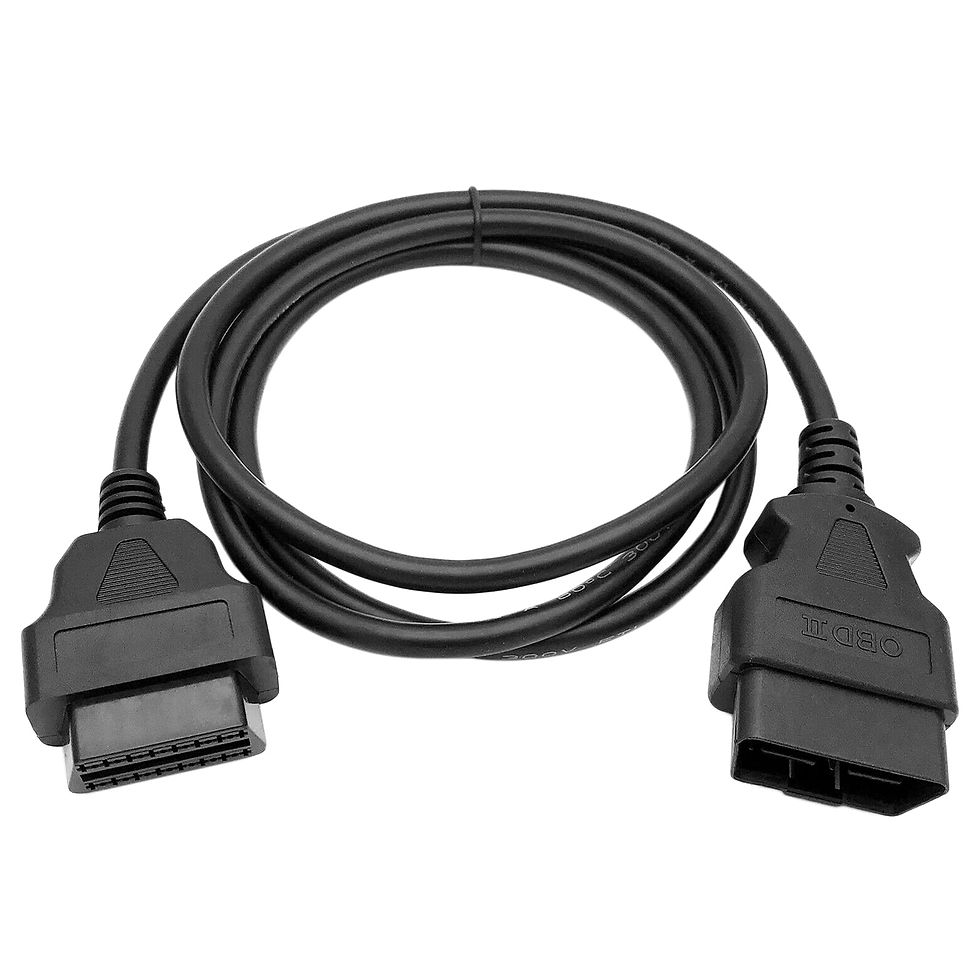 Thumbnail: New 16 Pin Male to Female OBDII OBD2 Extension Cable Auto Diagnostic Extend..
