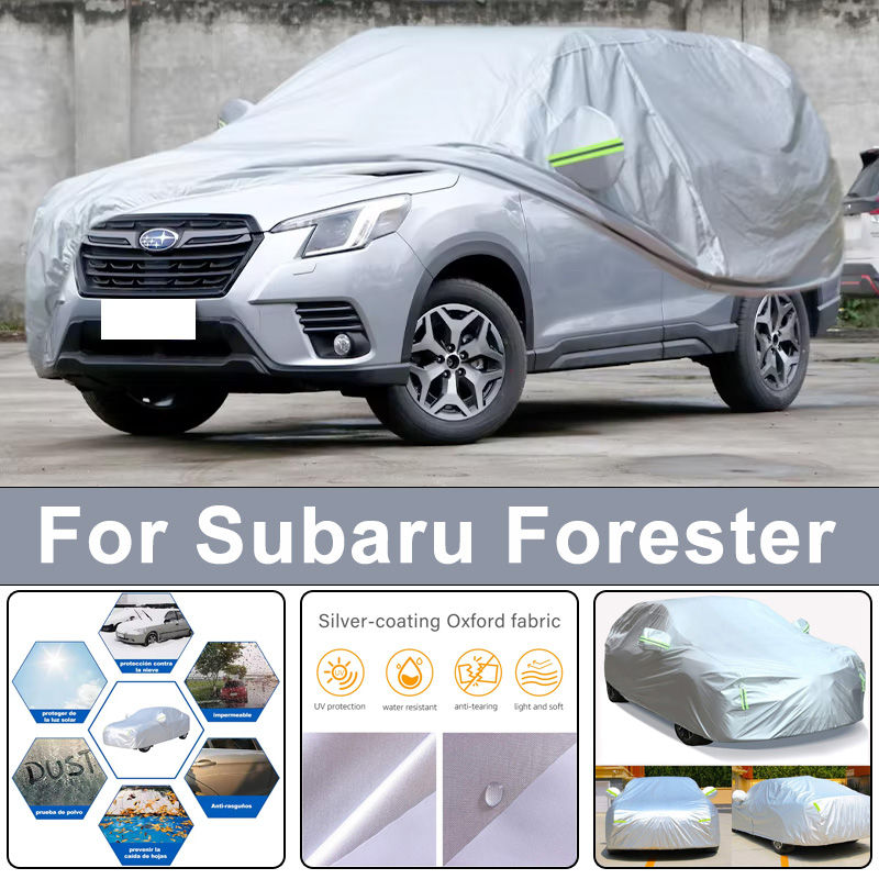 For Subaru Forester Outdoor Protection Full Car Covers Snow Cover Sunshade Water