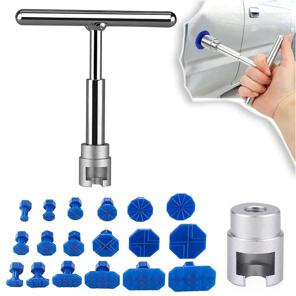 Thumbnail: Paintless Auto Dent Remover Repair Tools Slide Hammer T-bar Dent Puller Suction