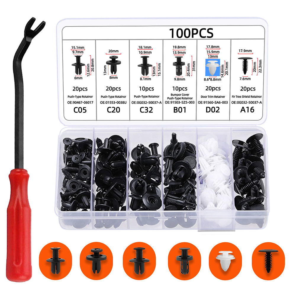 Thumbnail: Bumper Retainer Clips Car Plastic Rivets Fasteners Push Retainer Kit Most Popula