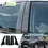 Thumbnail: Glossy Black Carbon Fiber Window Door Deal B C Pillar Post Cover For Chevrolet C