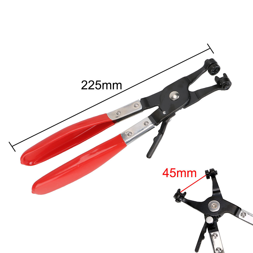 Thumbnail: 1Pc Brand New Clamp Puller Locking Car Hose Clamps Pliers Water Pipe Hose Flat B