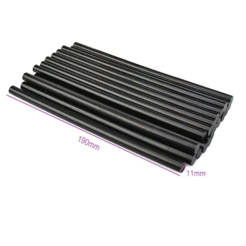 Thumbnail: 10-50pc 7mmx100mm Hot Melt Glue Sticks Black Transparent DIY Gluing Photo Albums