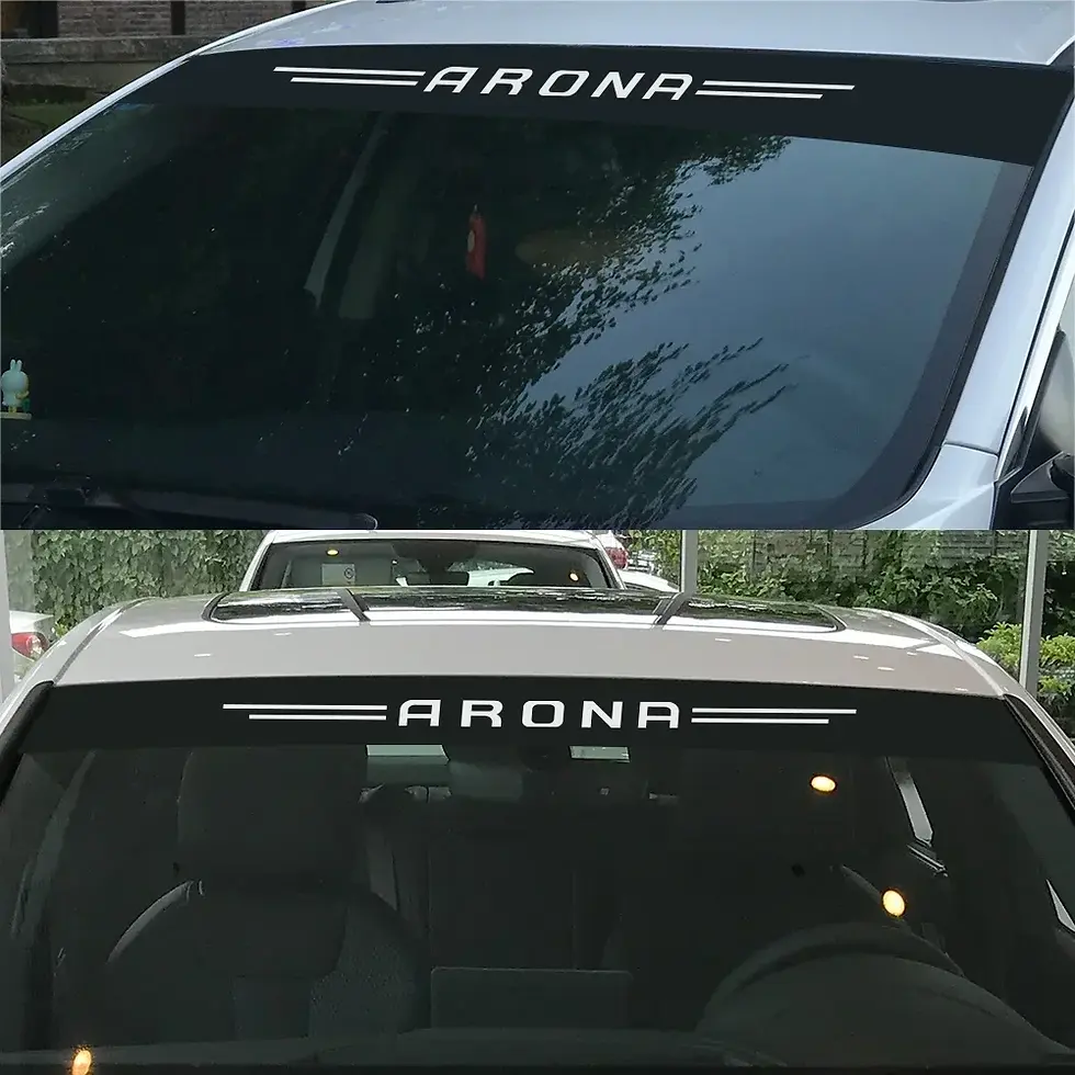 Thumbnail: Car Decoration Front Windshield Stickers For Seat Leon Ibiza Ateca Reflective St