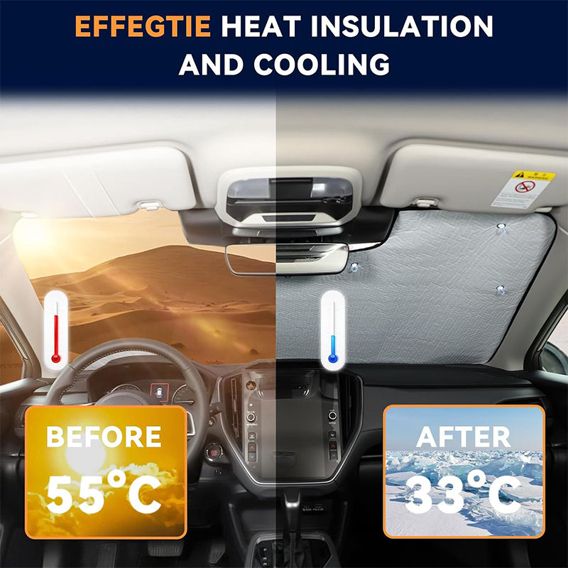Thumbnail: Car Sun Shade UV Protection Whole Car Front Window Sunshade Cover For Subaru Cro