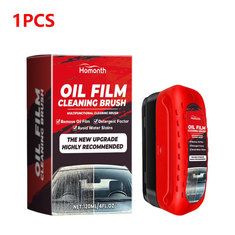 Thumbnail: Car Glass Oil Film Remover Windshield Cleaner Glass Cleaning Brush Oil Refill Wa