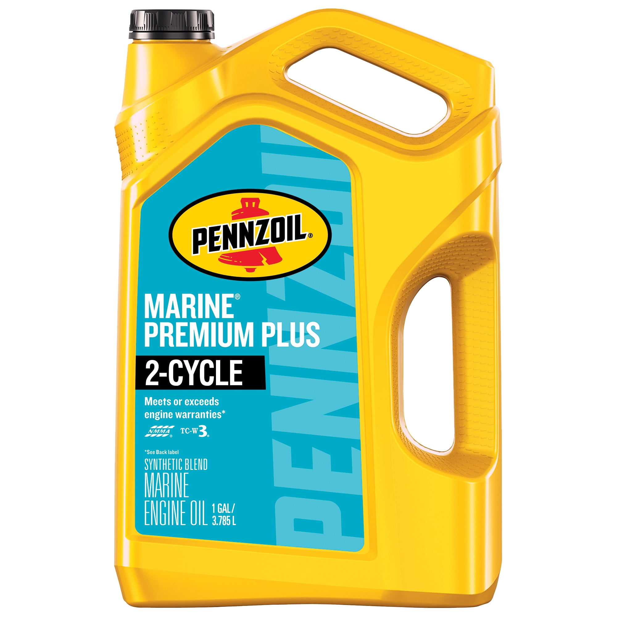 Pennzoil Marine Premium Plus 2-Cycle Synthetic Blend Engine Oil, 1 Gallon