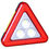 Thumbnail: Warning Sign Road Triangles LED Roadside Cars Emergency Red Plastic