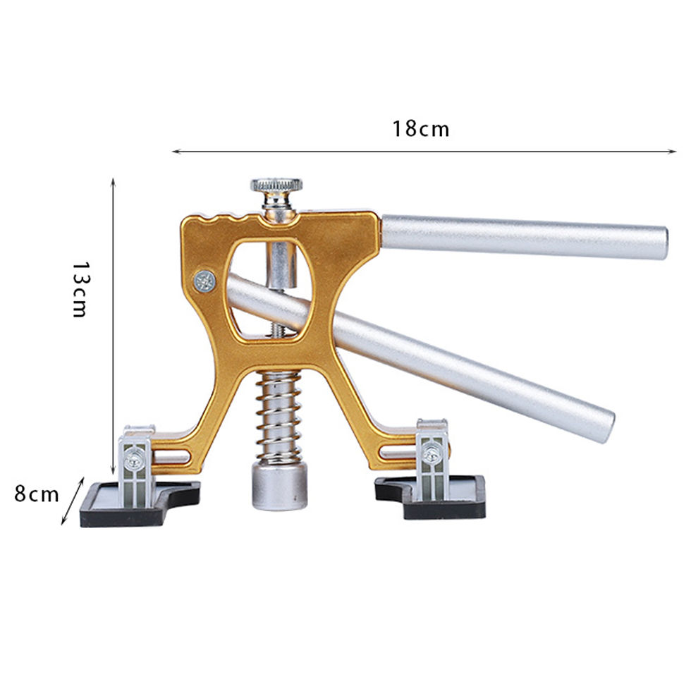 Thumbnail: Dent Puller Removal Kit Suction Cup Car Body Paintless New Adjustable Width Gold