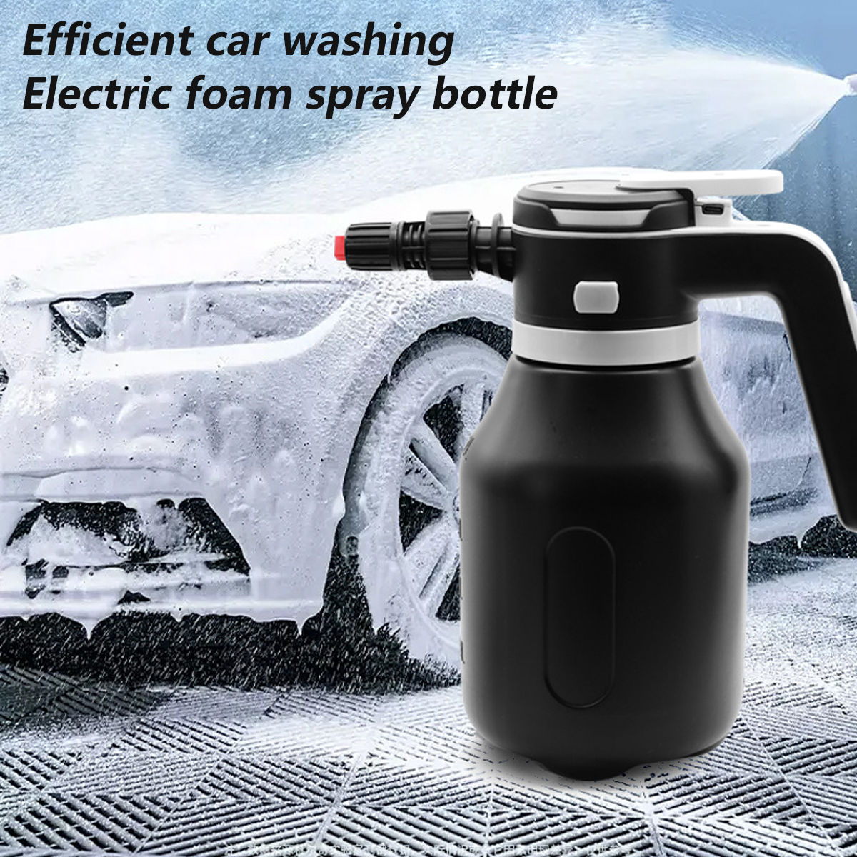 2L Electric Pressure Washer | Auto-Boost & IPX5 for Car/Motorcycle/Bike | Portab