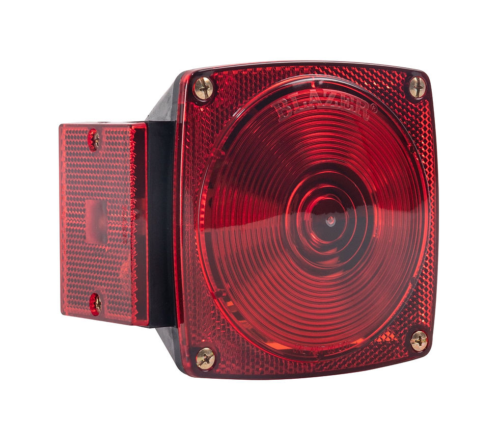 Thumbnail: Combo Trailer Light Kit with Side Marker Lights C6423 under 80"