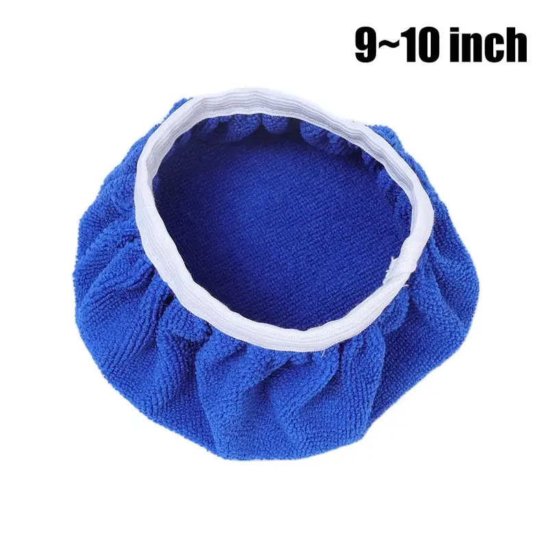 Thumbnail: 5-10inch Car Waxing Polishing Sleeve Ultrafine Fiber Bonnet Polisher Soft Wool W