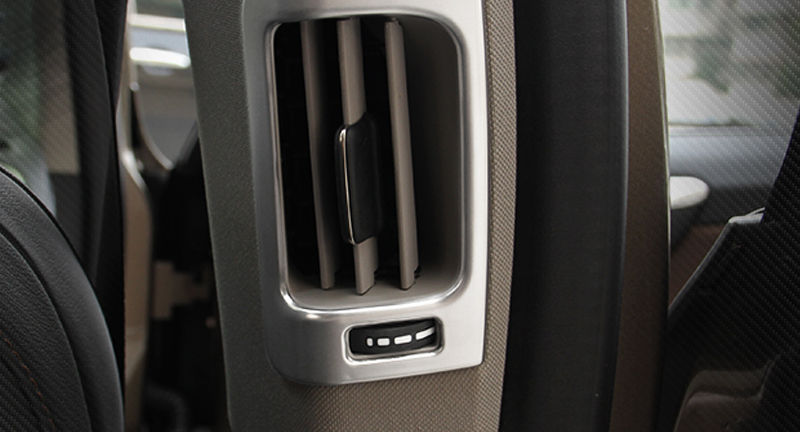 For Volvo XC60 2009-17 Accessories Stainless Steel Air Conditioning Vent Cover I
