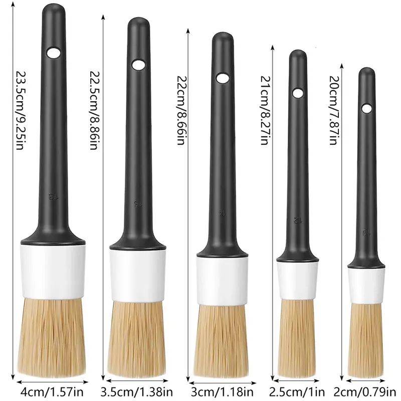 Thumbnail: Car Detailing Brush Set Car Cleaning Brushes Sponges Towels for Car Air Vents Ri