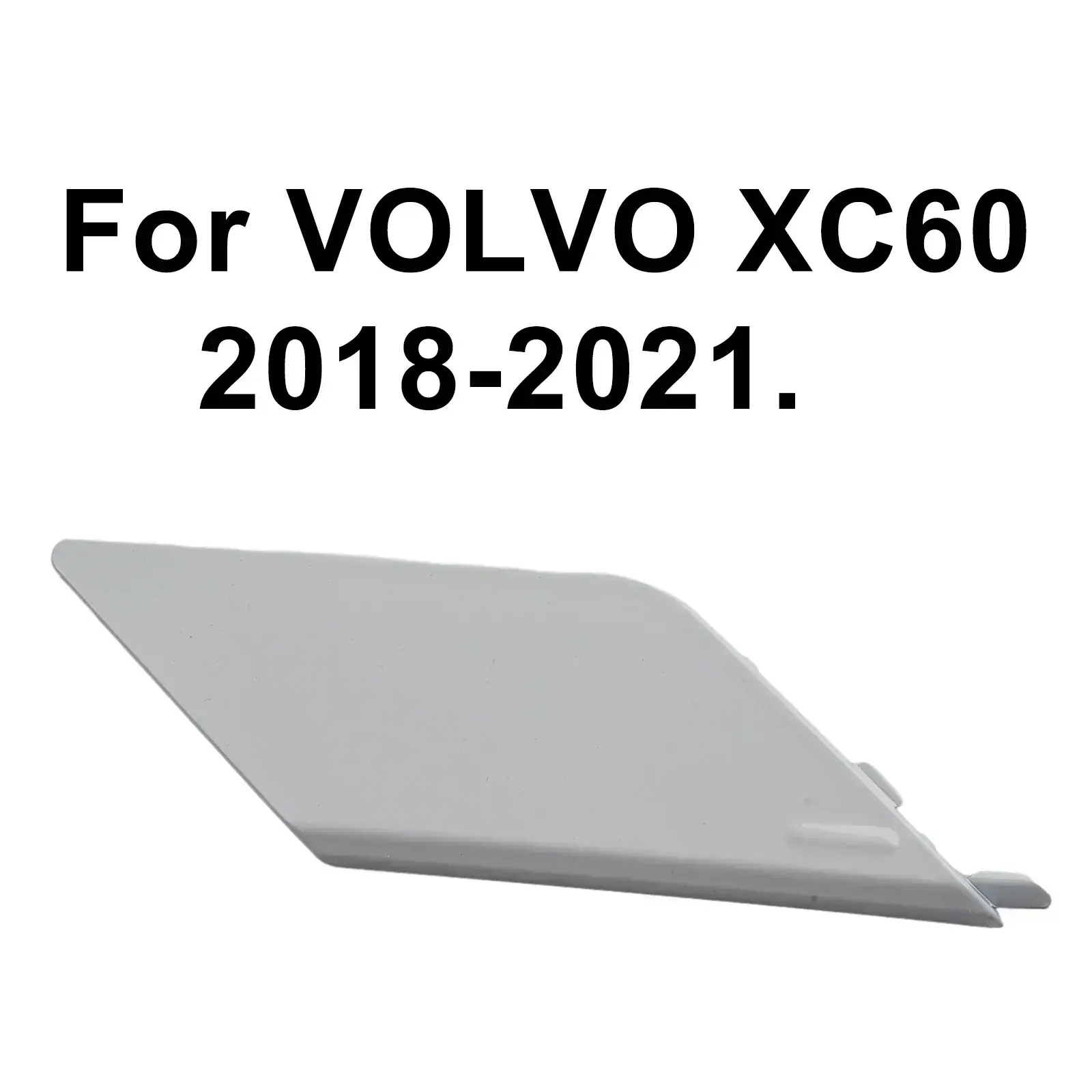 1pc White Rear Bumper Tow Hook Cover Cap For VOLVO XC60 2018-2021 31449210 39849