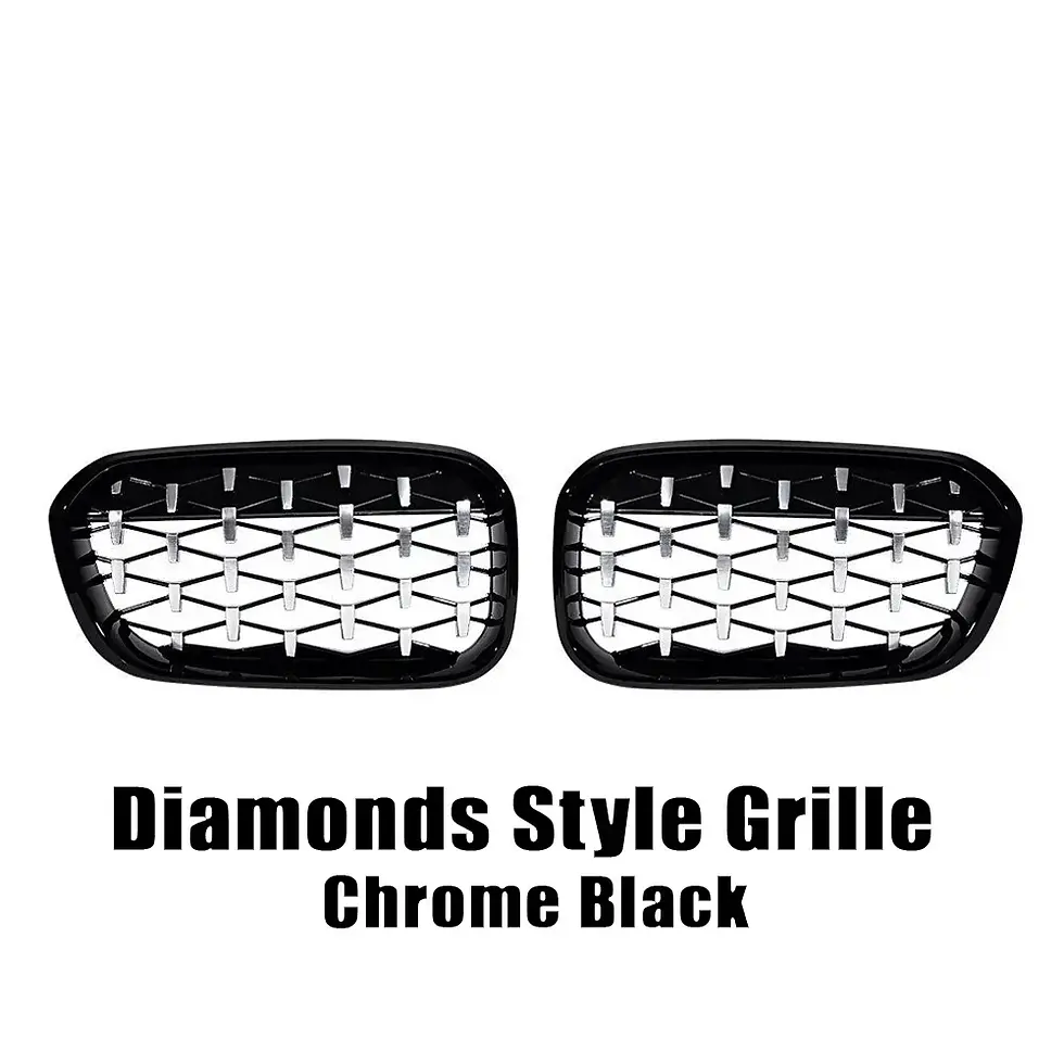 Thumbnail: XVIP Front Kidney Grill Gloss Black M Color LCI Fit BMW 1 Series F20 F21 2015 -