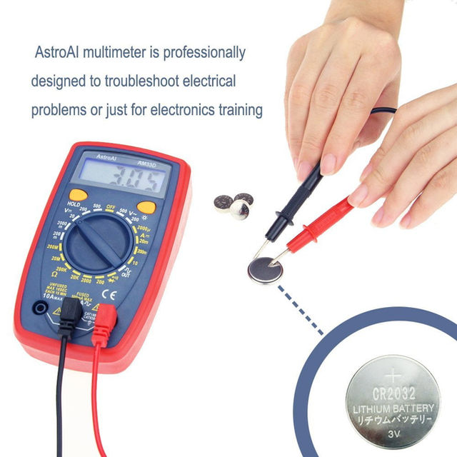 Thumbnail: Digital Multimeter Voltage Tester with Ohm Volt Amp and Diode Voltage Teste..