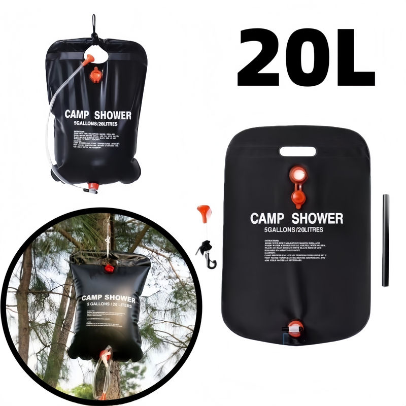 Large Capacity Portable Camping Shower Bag Outdoor Travel Hiking Picnic Water St