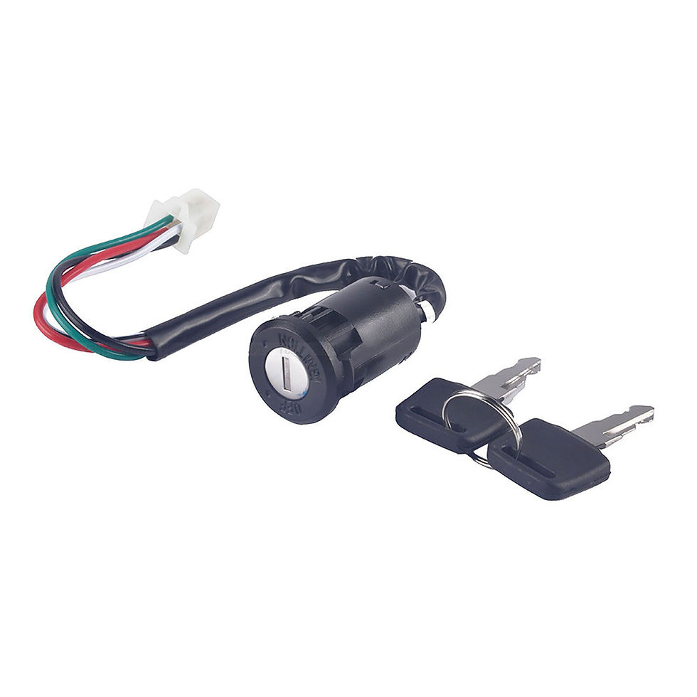 Thumbnail: 4‑ 4-Wire Ignition Switch Lock Key For Quad ATV Kart Pit Dirt Bike Moped Sc