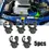 Thumbnail: 5pcs Car Hood Bonnet Rod Clips Black Clamp Plastic Holder For Opel Tigra A B Cor