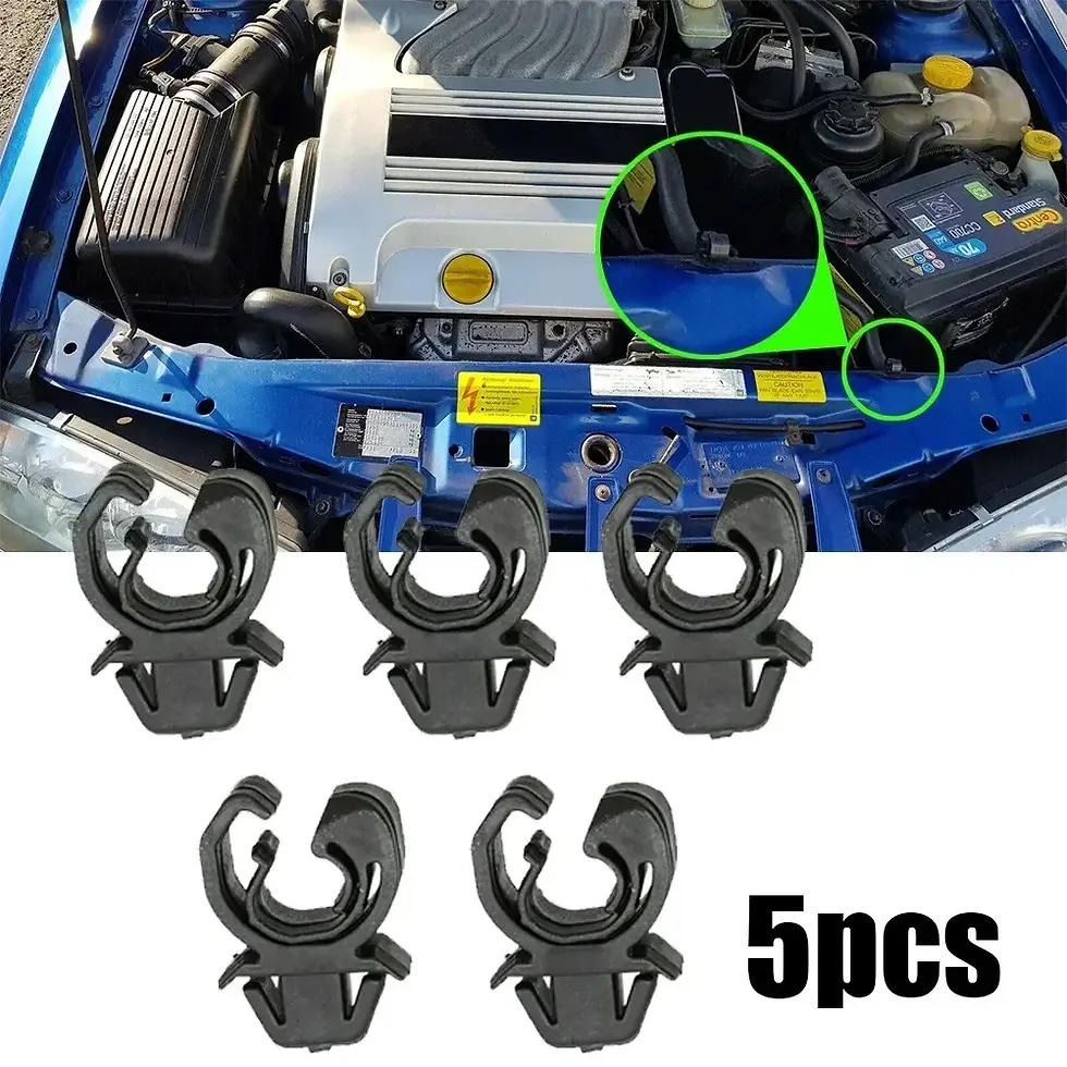 5pcs Car Hood Bonnet Rod Clips Black Clamp Plastic Holder For Opel Tigra A B Cor