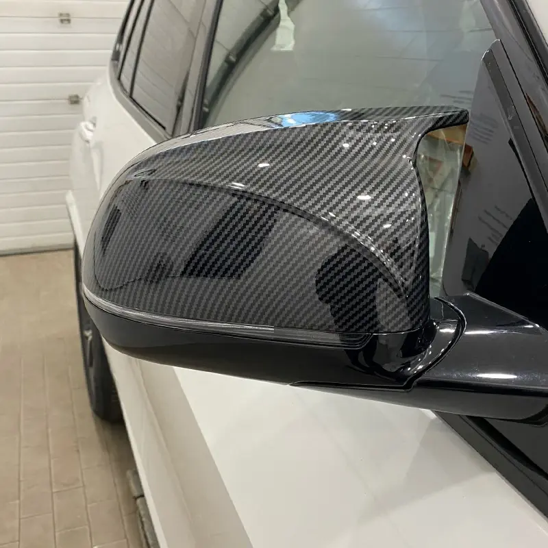 Thumbnail: Carbon Fiber/ABS Rearview Mirror Covers For BMW X3 G01 iX3 X4 G02 X5 G05 X6 G06