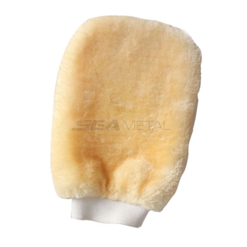 Thumbnail: SEAMETAL Waterproof Car Wash Microfiber Gloves Soft Thickened Wool Plush Car Cle