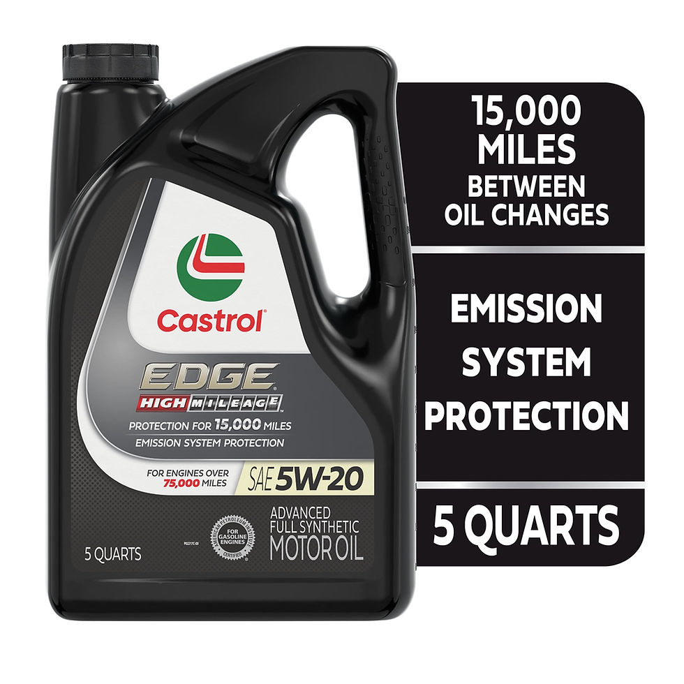 Thumbnail: Castrol EDGE High Mileage 5W-20 Advanced Full Synthetic Motor Oil, 5 Quarts