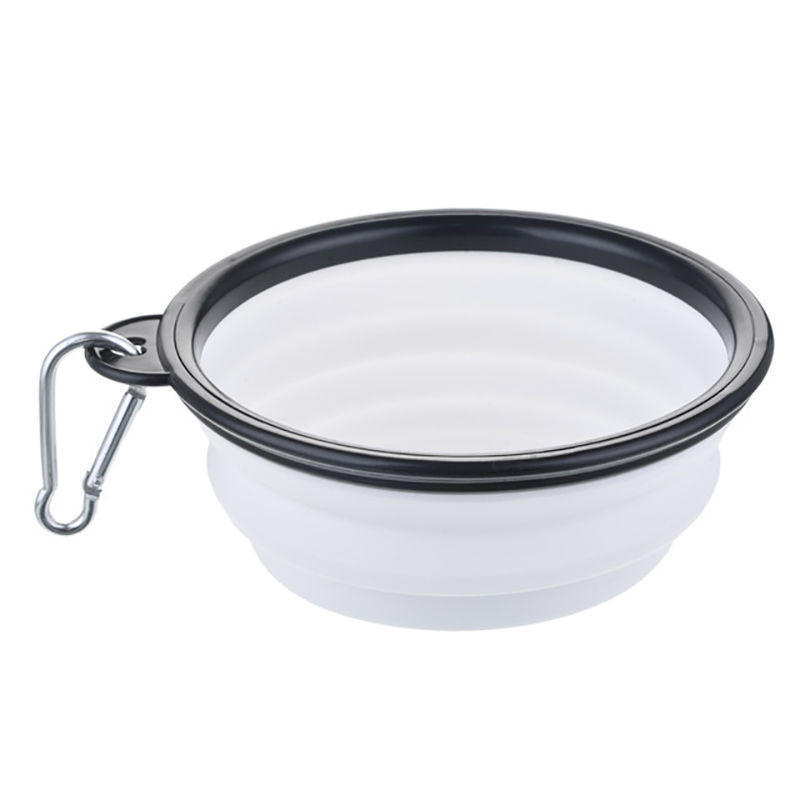 Thumbnail: Durable TPR Portable Pet Food Bowl for Cats And Dogs Silicone Collapsible Travel