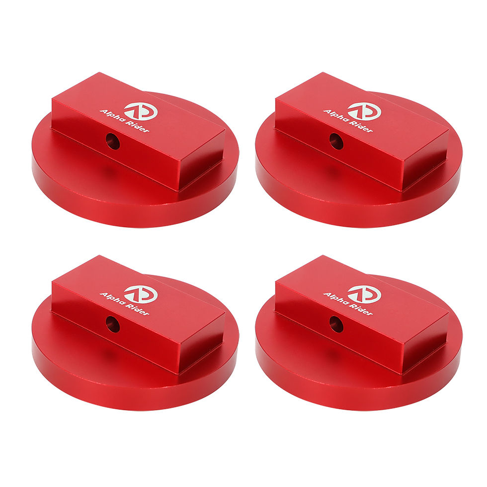 Thumbnail: 2/4 Piece For BMW Car Jack Pad Adapter Set Billet Anodized Black sliver red Alum