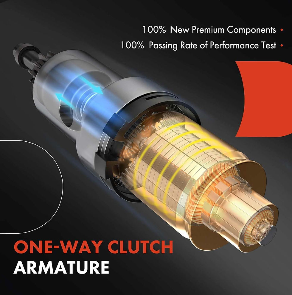 Thumbnail: A-Premium Starter Motor Compatible with Chevrolet Impala 06-11, Equinox 06,..