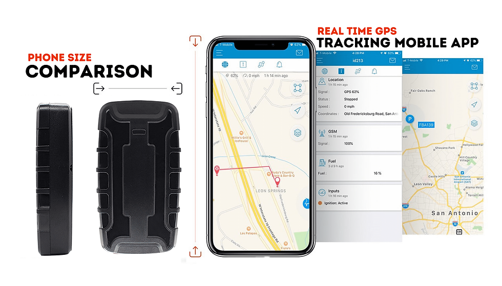 Thumbnail: New Hidden Magnetic GPS Tracker - Car/Truck/Trailer/Fleet GPS Tracker - up ..