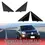 Thumbnail: 2Pcs Triangle Shaped Car Door Mirror Flag Covers Accessories Auto Parts Trims fo