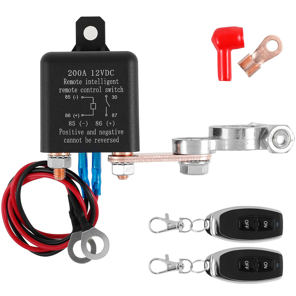 Thumbnail: Remote Battery Disconnect Switch 12V 200/250A Remote Control Battery Switch Rela