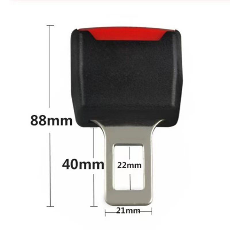 Thumbnail: 1Pc Car Seat Belt Clip Extender Safety Seatbelt Lock Buckle Plug Thick Insert So