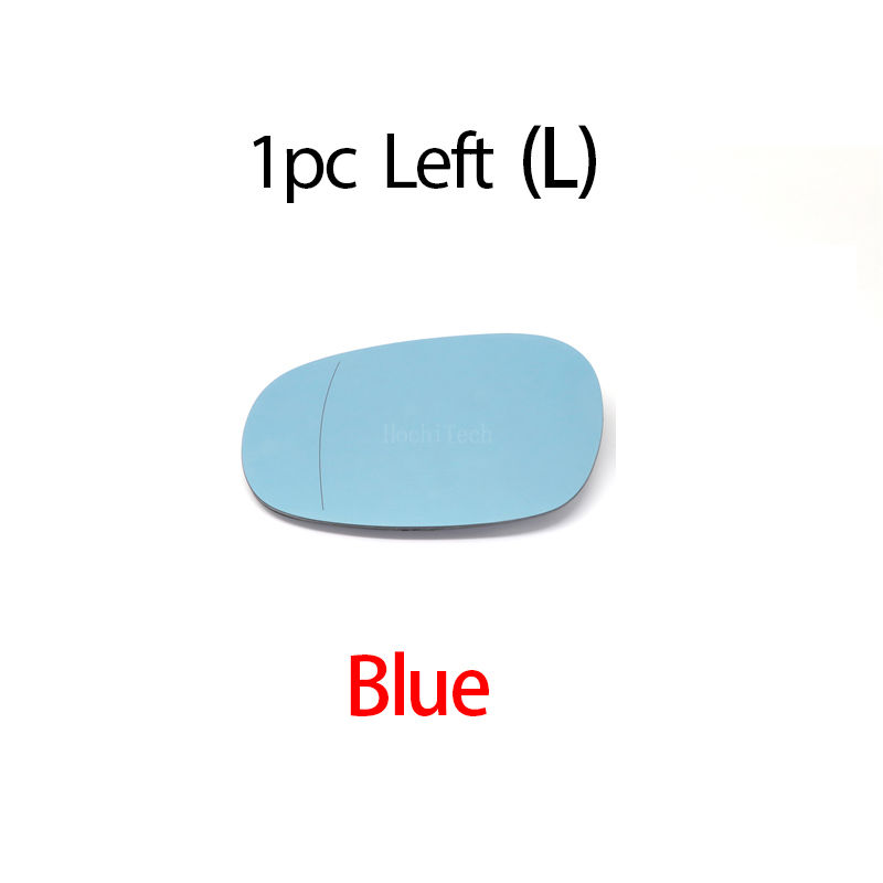 Thumbnail: Left&Right Side Blue Heated Wing Mirror Glass Angle Rearview Mirror for BMW 1 Se