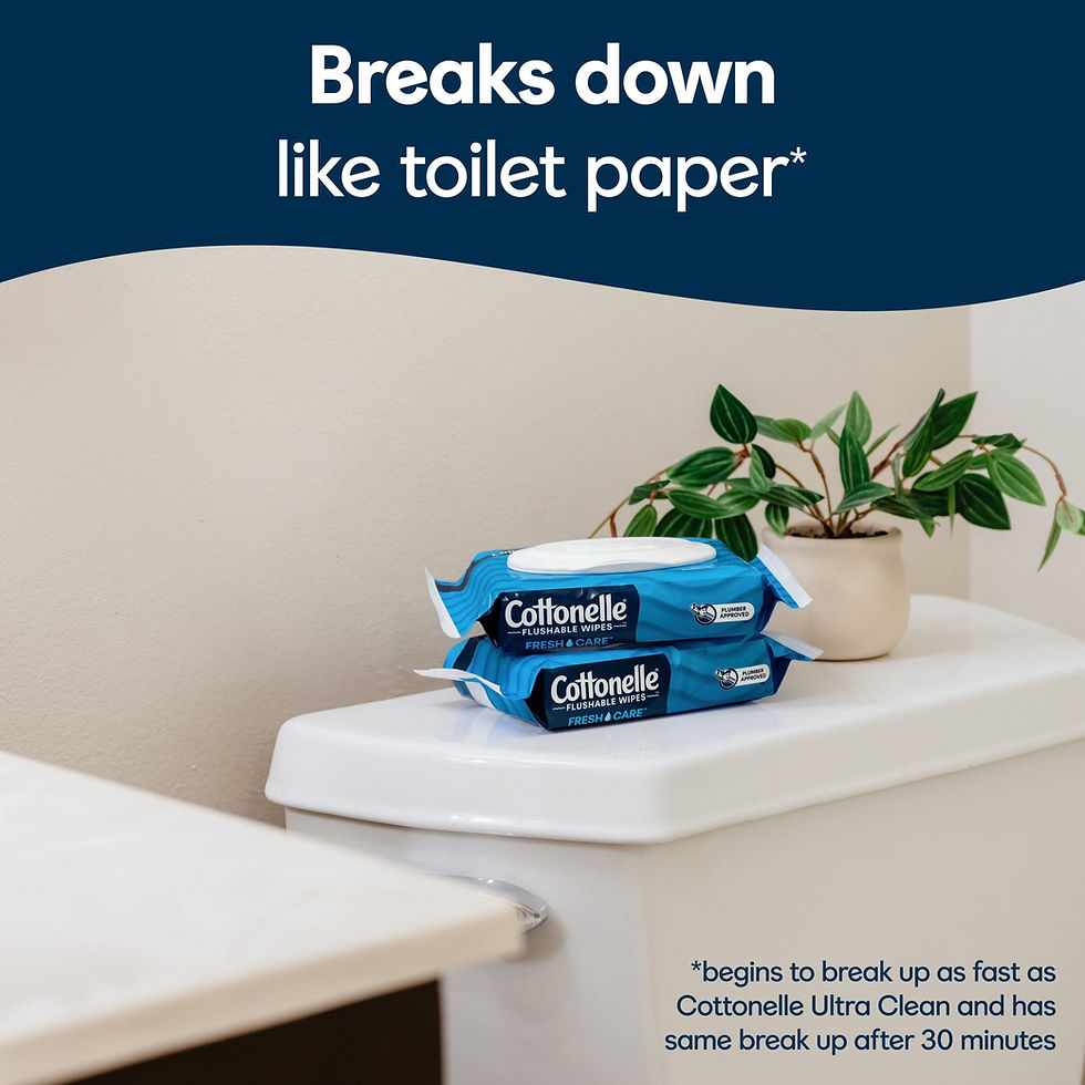Thumbnail: Cottonelle Fresh Care Flushable Wet Wipes, 2 Flip-Top Packs