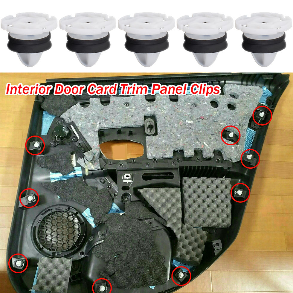 Thumbnail: Interior Door Card Trim Panel Clips For Renault Megane 2 3 Samsung Laguna Peugeo