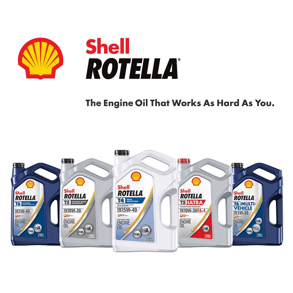 Thumbnail: Shell Rotella T6 5W-40 Full Synthetic Diesel Engine Oil, 1qt, 6-pack