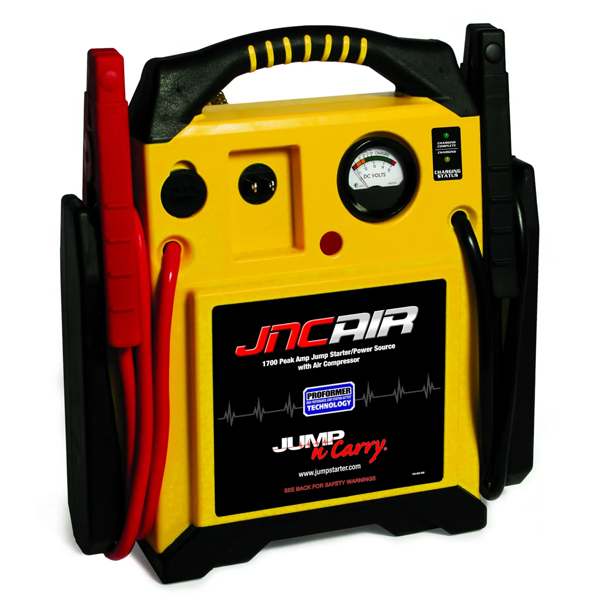 Jump-N-Carry JNCAIR 1700 Peak Amp 12 Volt Jump Starter with Air System