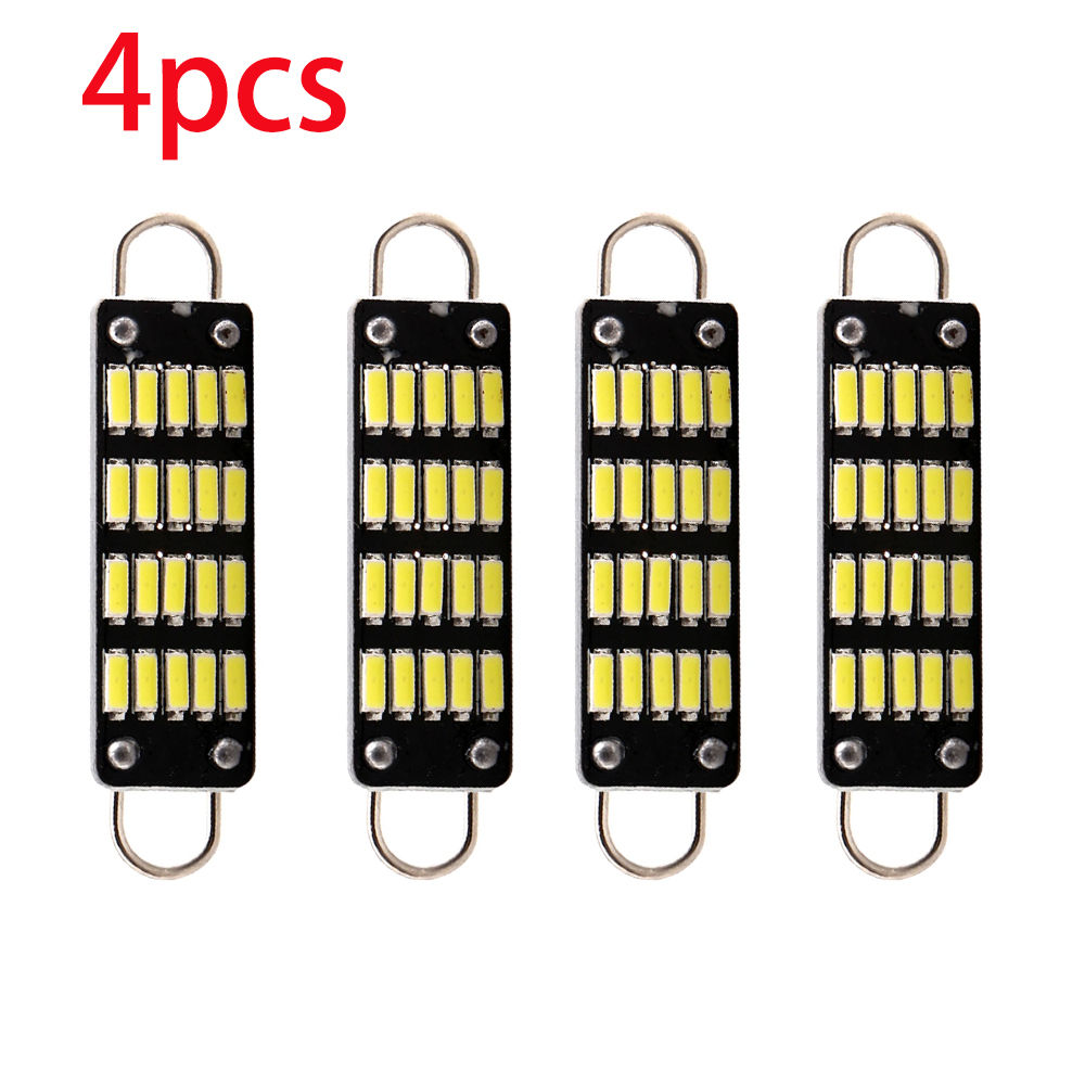4pcs 211-2 211 212 212-2 561 562 Festoon Light 44mm 20 SMD 4014 12 SMD 7020 LED