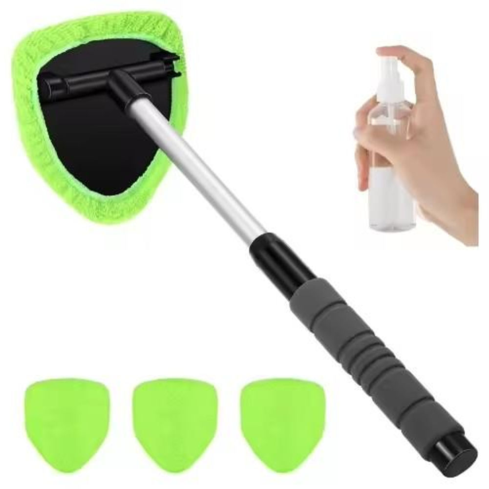 Microfiber Window Glass Cleaning Brush Car Windshield Cleaning Brush Set With Pa