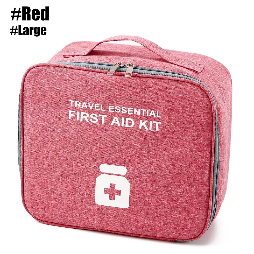 Thumbnail: 1pcs Family First Aid Kit Portable Outdoor Travel Storage Bag Household Large Ca